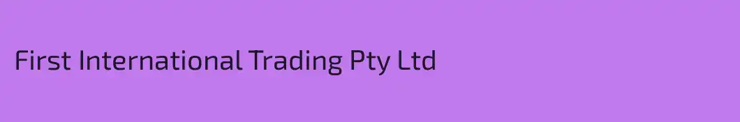 First International Trading Pty Ltd